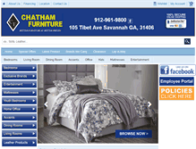 Tablet Screenshot of mychathamfurniture.com